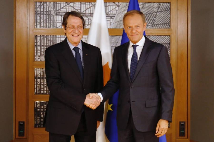 Τουσκ: Η ΕΕ βρίσκεται σε πλήρη αλληλεγγύη με την Κύπρο
