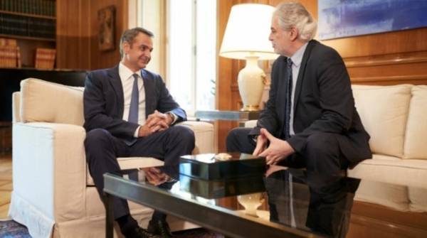 Συνάντηση Μητσοτάκη - Στυλιανίδη στο Μαξίμου