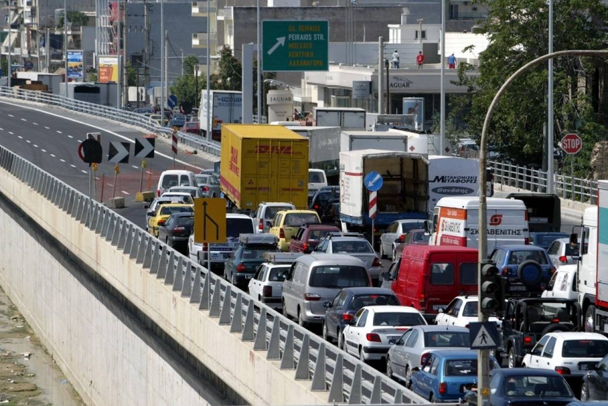 Η κατάσταση στους δρόμους της Αθήνας
