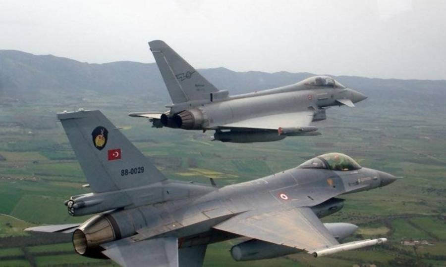Νέες παραβιάσεις από τουρκικά μαχητικά στο Αιγαίο