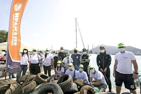 Ηρακλής: Πρωτοβουλία εθελοντικού καθαρισμού λιμένα στο Αλιβέρι Εύβοιας