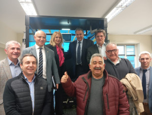 Μάνη-Παπαδημητρίου: Στα εγκαίνια του προσομοιωτή των κλαρκ στο ΕΒΕΠ