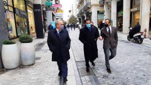 Γεωργιάδης, Παπαθανάσης και Καφούνης μαζί στην αγορά της Αθήνας