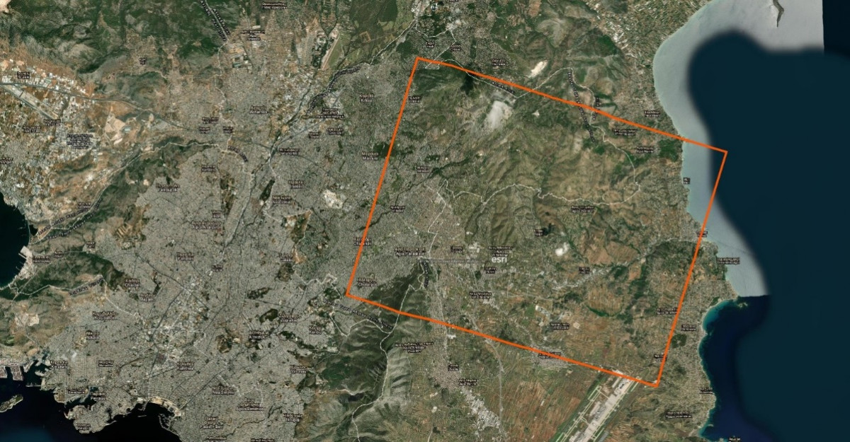 Ενεργοποιήθηκε η υπηρεσία Copernicus για χαρτογράφηση των πυρόπληκτων περιοχών Αν.Αττικής