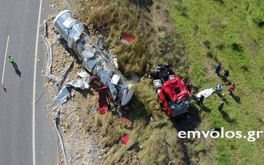 Φρικτό δυστύχημα με έναν νεκρό στην Εγνατία