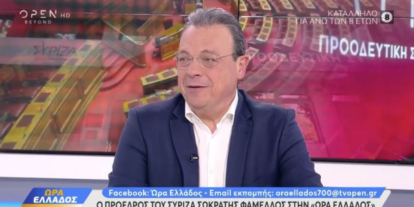 Φάμελλος: Η Καρυστιανού δεν συμβαδίζει με το προοδευτικό πρόγραμμα του ΣΥΡΙΖΑ