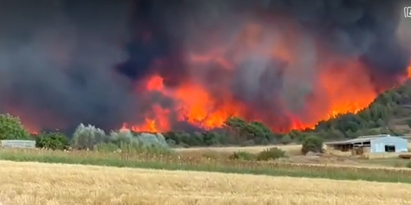 Σε κατάσταση έκτακτης ανάγκης η Αλεξανδρούπολη-Αρτοποιός: Δεν είναι συνηθισμένη πυρκαγιά