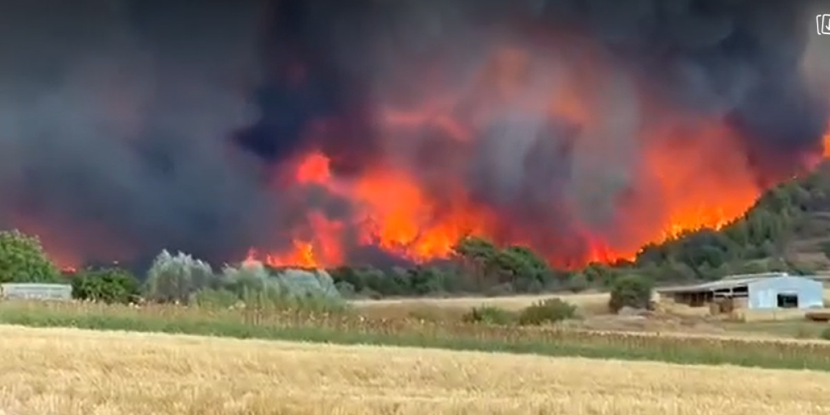 Σε κατάσταση έκτακτης ανάγκης η Αλεξανδρούπολη-Αρτοποιός: Δεν είναι συνηθισμένη πυρκαγιά