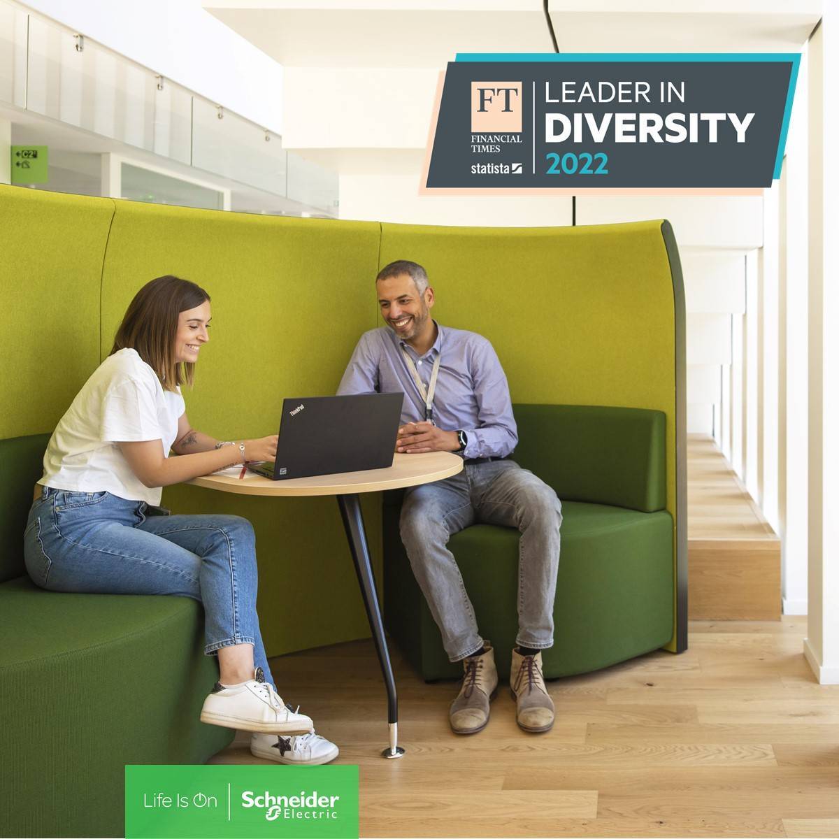 Η Schneider Electric για τρίτη συνεχόμενη χρονιά «Diversity Leader 2022»