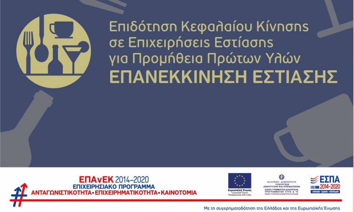 Επανεκκίνηση Εστίασης: Μέχρι 30/9 η επανακατάθεση των αιτήσεων που απορρίφθηκαν