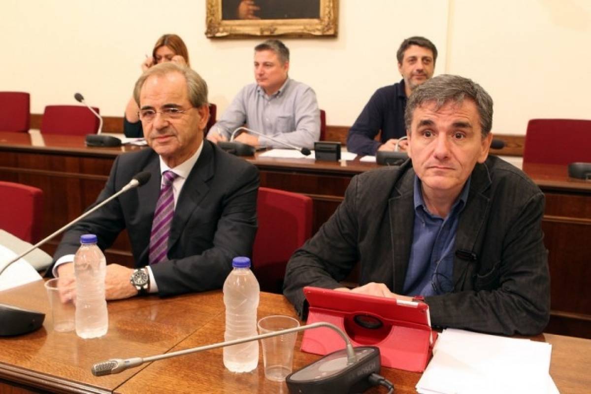 Σύσκεψη Τσακαλώτου, Λιάκου, Γκότση, Λαζαρίδη για την εποπτεία της αγοράς
