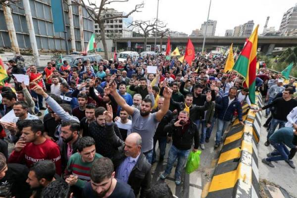 Με διαδηλώσεις απάντησαν οι Κούρδοι στις απειλές Ερντογάν