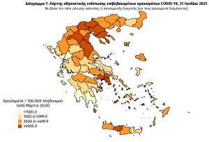 Διασπορά κρουσμάτων: 948 στην Αττική-Τριψήφιος αριθμός σε Θεσσαλονίκη, Ηράκλειο, Χανιά