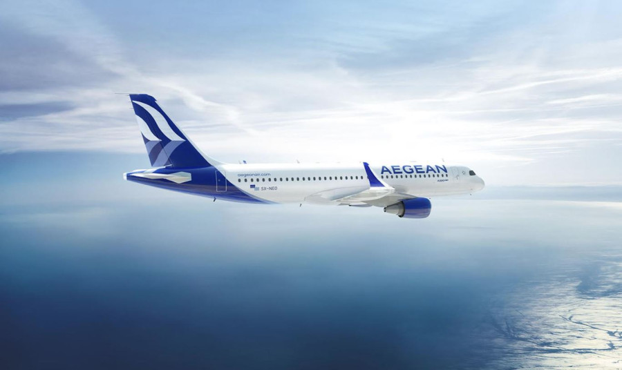 Aegean: Αύξηση τζίρου 90% στο πρώτο τρίμηνο- 72% περισσότεροι επιβάτες