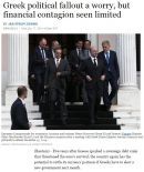 Reuters: Ελάχιστες πιθανότητες η Ελλάδα να προκαλέσει άλλη μία "μεγακρίση"