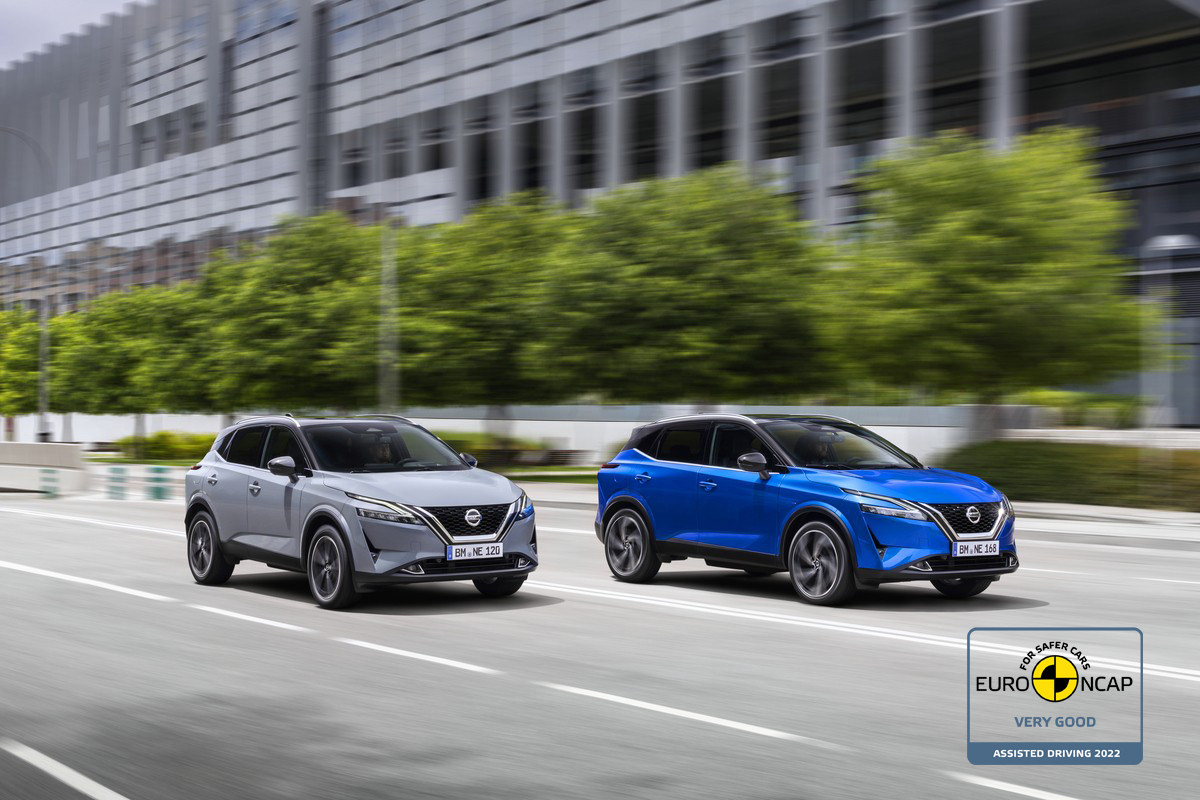 Το Nissan Qashqai επιτυγχάνει την υψηλότερη βαθμολογία στην αξιολόγηση υποβοηθούμενης οδήγησης του EURO NCAP