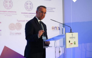 Σταϊκούρας: Θετικές προοπτικές της ελληνικής οικονομίας-Είμαστε παρόντες στις μεγάλες προκλήσεις