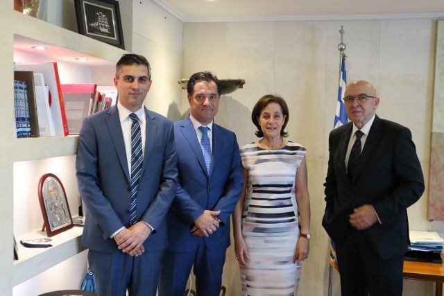 Συνάντηση Γεωργιάδη με την πρέσβη του Ισραήλ
