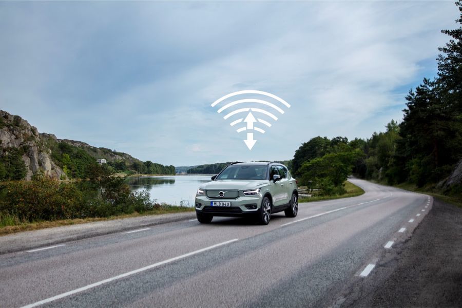 H Volvo Cars παρουσιάζει στο XC40 Recharge την πρώτη ασύρματη αναβάθμιση λογισμικού που έγινε ποτέ