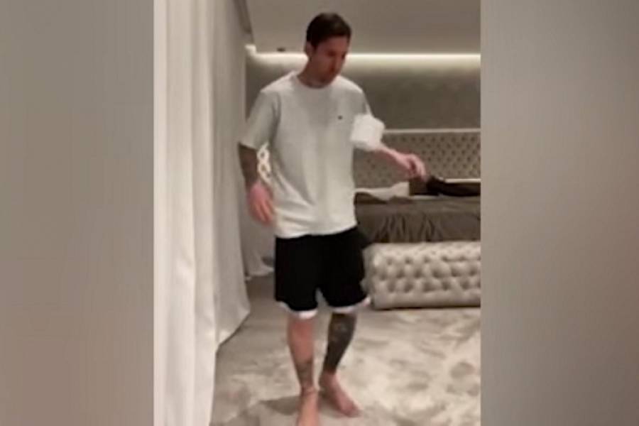 Ο Μέσι «διδάσκει» στο toilet paper challenge