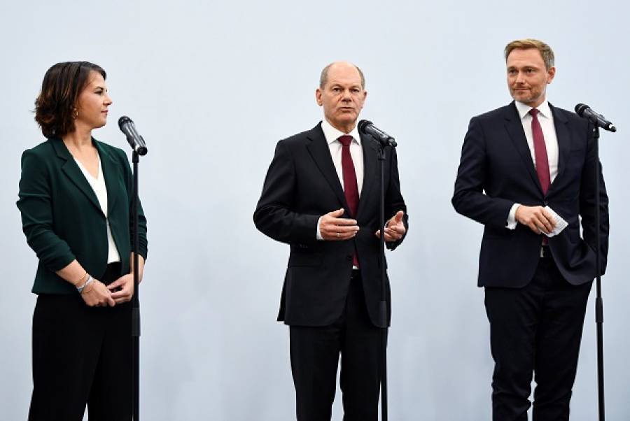 Γερμανία: Σχεδόν έτοιμη η κυβέρνηση «σηματοδότης»-Επετεύχθη προκαταρκτική συμφωνία