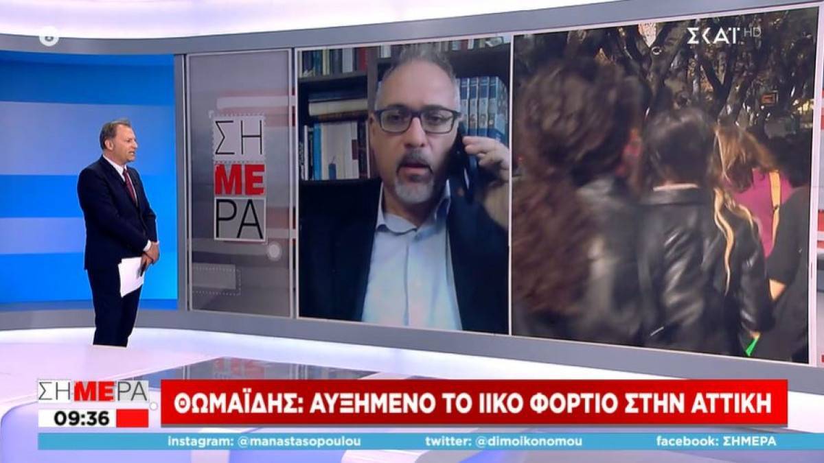 Θωμαΐδης: Μέτρα και εμβόλιο θα μειώσουν σύντομα 20-25% τα κρούσματα