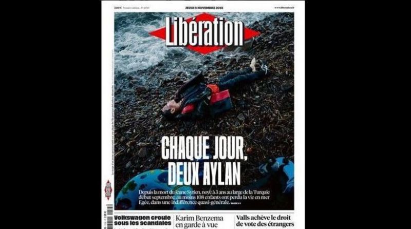 Προσφυγικό: Πρωτοσέλιδο-«γροθιά» από τη Liberation-Δύο νεκρά παιδάκια στην Κω