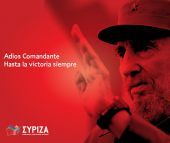 Τσίπρας: Αντίο κομαντάντε. Ως την παντοτινή νίκη των λαών