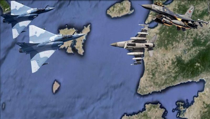 Μπαράζ παραβιάσεων από τουρκικά μαχητικά