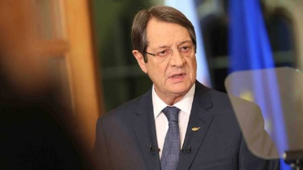 Αναστασιάδης: Θα συνεχίσω τις προσπάθειες για επανέναρξη των συνομιλιών