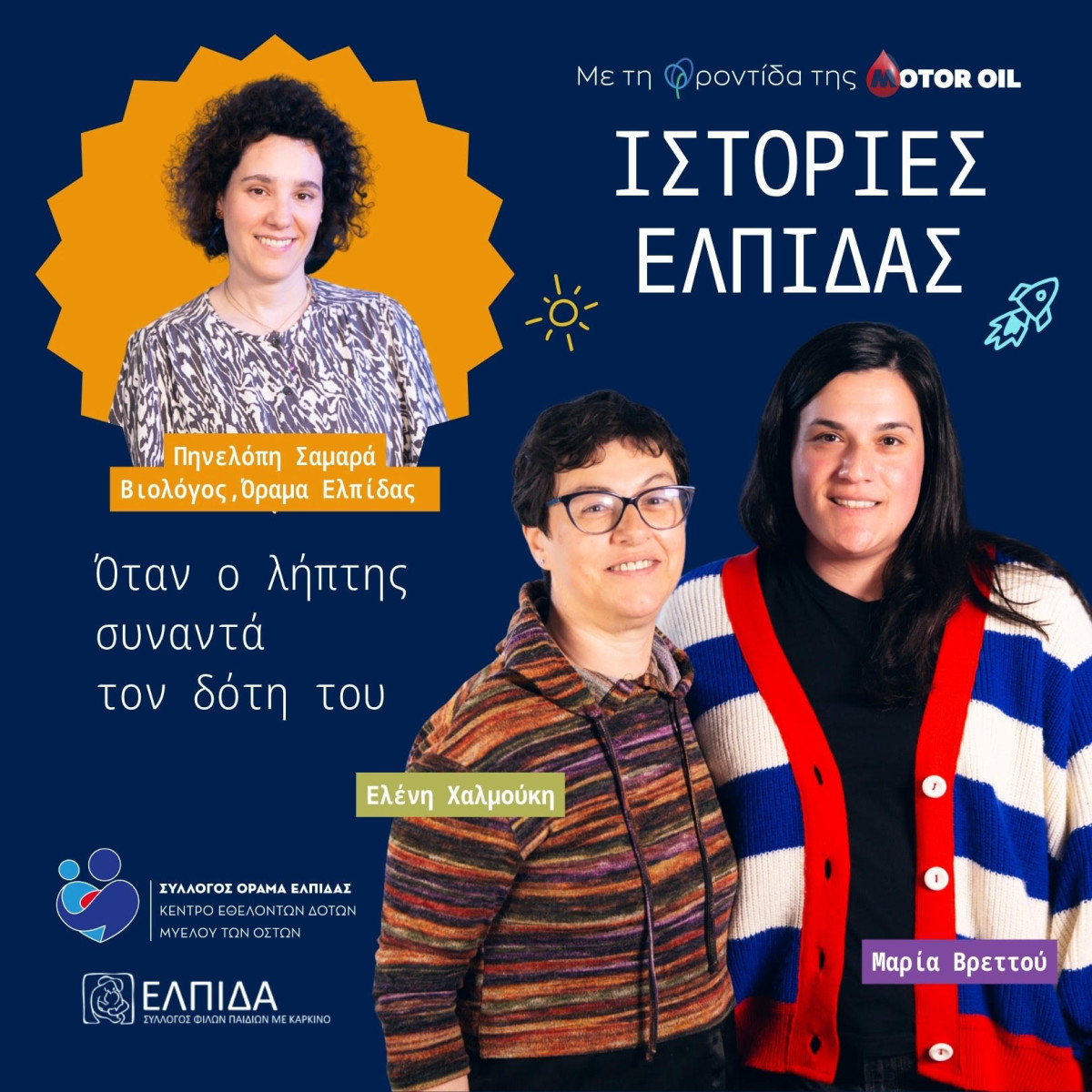 «Ιστορίες Ελπίδας» και Motor Oil: Ολοκληρώθηκε ο πρώτος κύκλος – Σύντομα τέσσερις νέες αληθινές ιστορίες