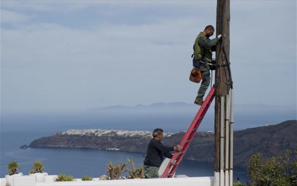 Επανήλθε η ηλεκτροδότηση στη Σαντορίνη