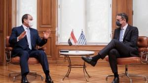 Μητσοτάκης-Αλ Σίσι: Μηνύματα στην Τουρκία και αναφορές στον Μπάιντεν