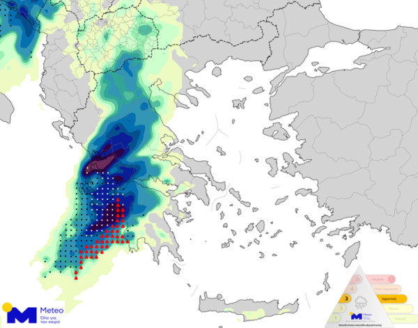 Δύο ατμοσφαιρικές διαταραχές θα επηρεάσουν τον καιρό ως τη Δευτέρα