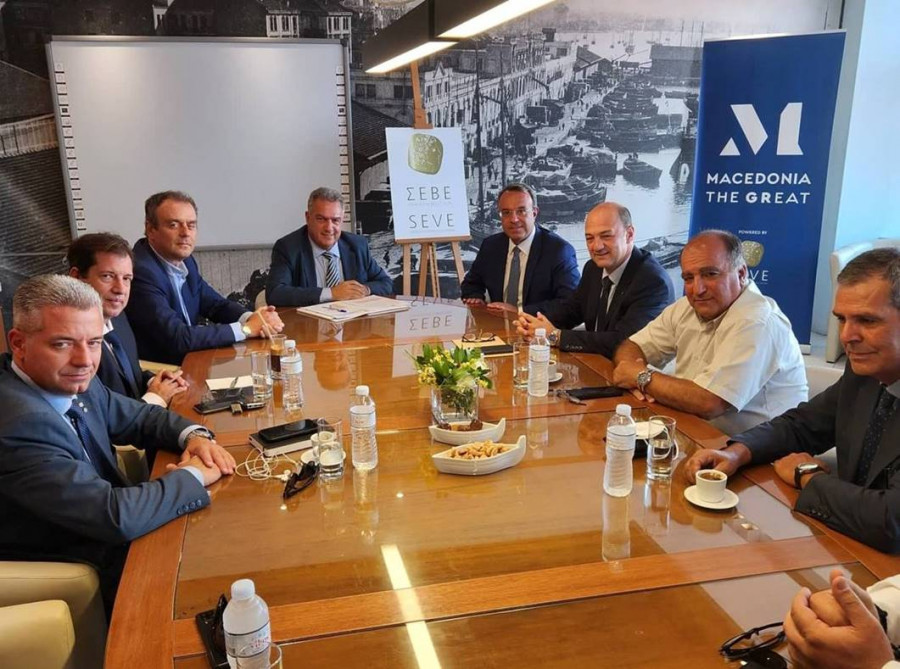 Τι συζήτησε ο Πρόεδρος του ΣΕΒΕ με τον Χρήστο Σταϊκούρα