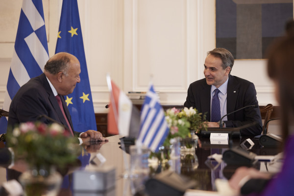 Συνάντηση Μητσοτάκη με τον Αιγύπτιο υπουργό Εξωτερικών- Τι συζητήθηκε
