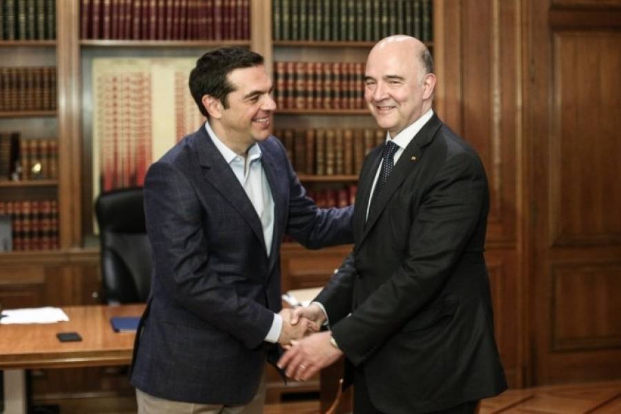 Μοσκοβισί: Εξαιρετική πρόοδος της Ελλάδας στις μεταρρυθμίσεις