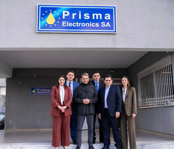 Επίσκεψη του Πρωθυπουργού: Στην Prisma Electronics ο Κυριάκος Μητσοτάκης