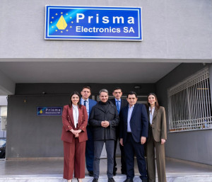 Επίσκεψη του Πρωθυπουργού: Στην Prisma Electronics ο Κυριάκος Μητσοτάκης
