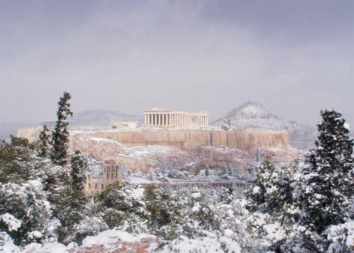 Η «Ζηνοβία» φέρνει χιόνια στην Αττική έως την Κυριακή