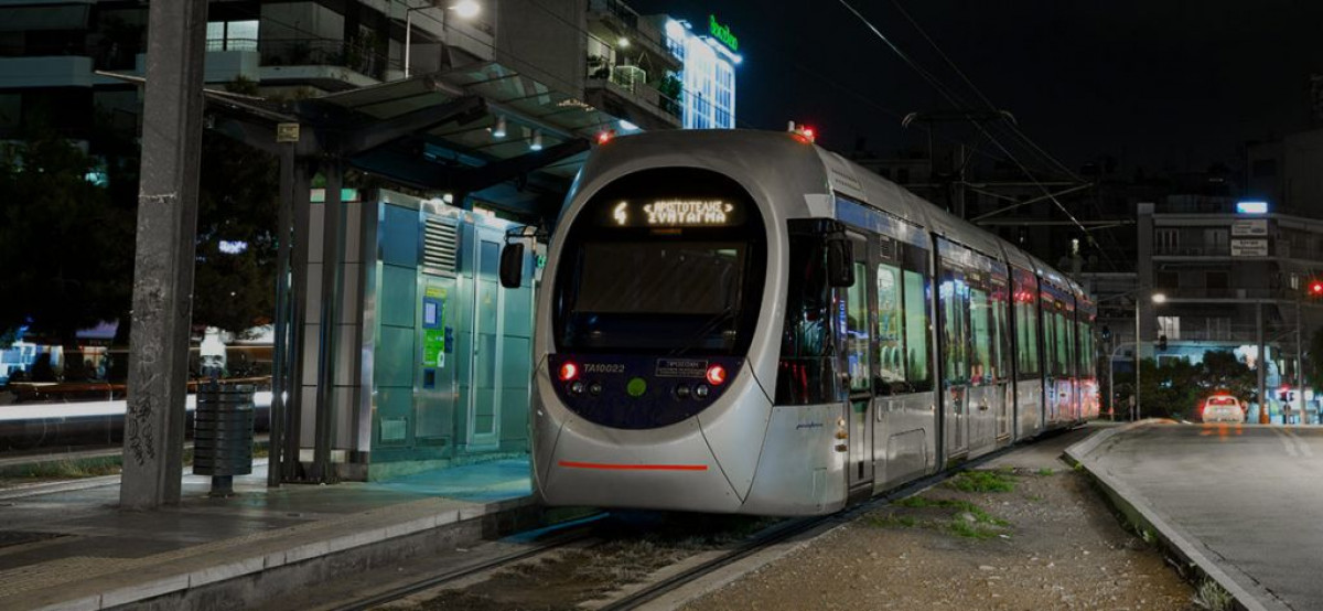 Τραμ: Επανέρχεται η επέκταση του ωραρίου Παρασκευή και Σάββατο βράδυ