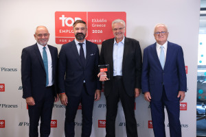 Διεθνής Πιστοποίηση Τοp Employer Greece 2026 για την Πειραιώς