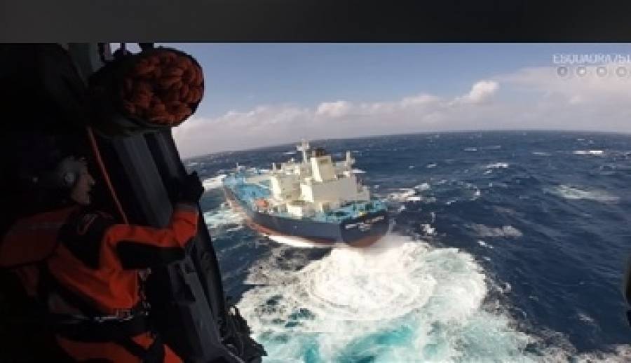 Επιχείρηση διάσωσης Έλληνα καπετάνιου στον Ατλαντικό