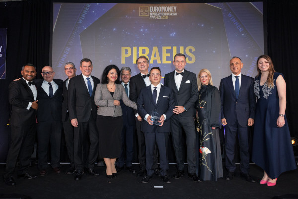 Διεθνής διάκριση για την Πειραιώς από το Euromoney “Greece’s Best Cash Management Bank”