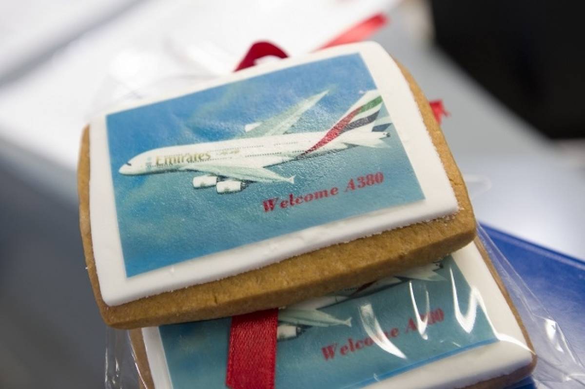 Το εμβληματικό αεροσκάφος Α380 προσγειώθηκε στην Αθήνα