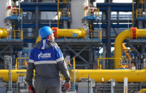 Gazprom: Σταθερές οι ροές φυσικού αερίου στην Ευρώπη μέσω Ουκρανίας