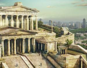 Πώς θα έμοιαζαν 10 θρυλικά αρχαία μνημεία στο σήμερα; Η πρωτότυπη καμπάνια μιας εταιρείας