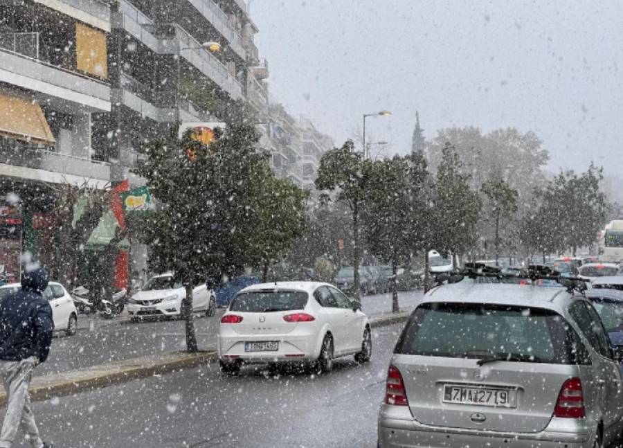 Μήνυμα από το 112 για πολύ έντονες χιονοπτώσεις στην Αθήνα