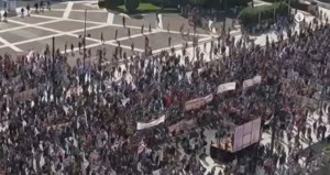 Απεργία για το εργασιακό νομοσχέδιο: Μεγάλη συγκέντρωση στο Σύνταγμα