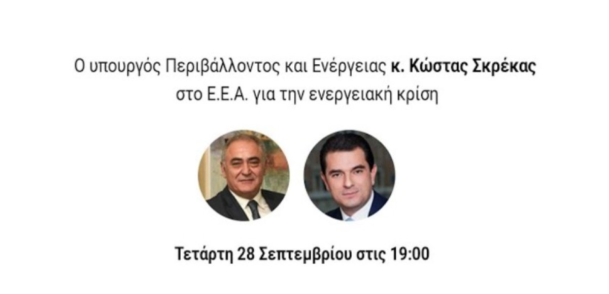 Ο Σκρέκας στο Ε.Ε.Α. για την ενεργειακή κρίση